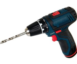 Cordless power tools, isolated on a white background